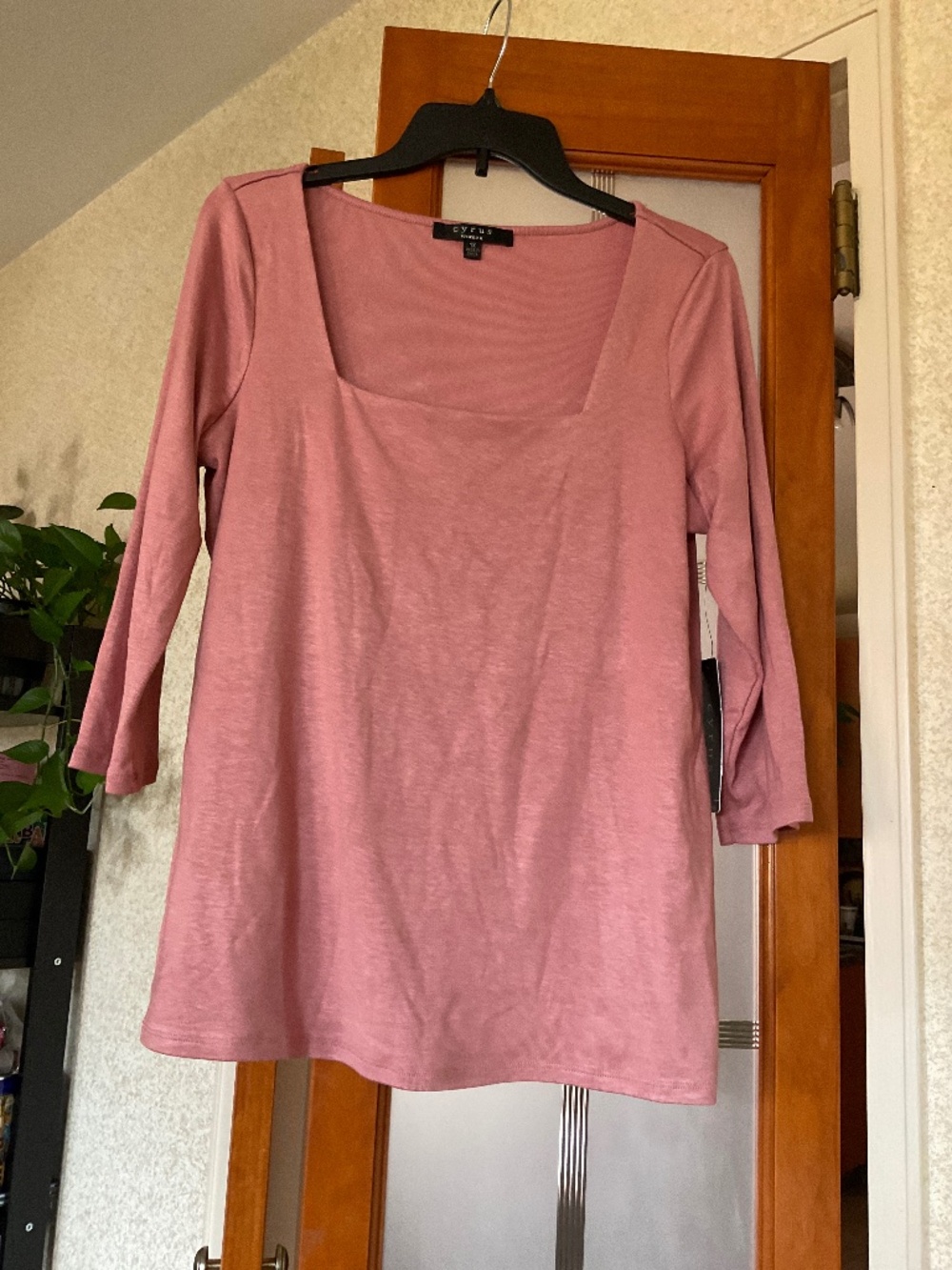 CYRUS dusty rose NWT top